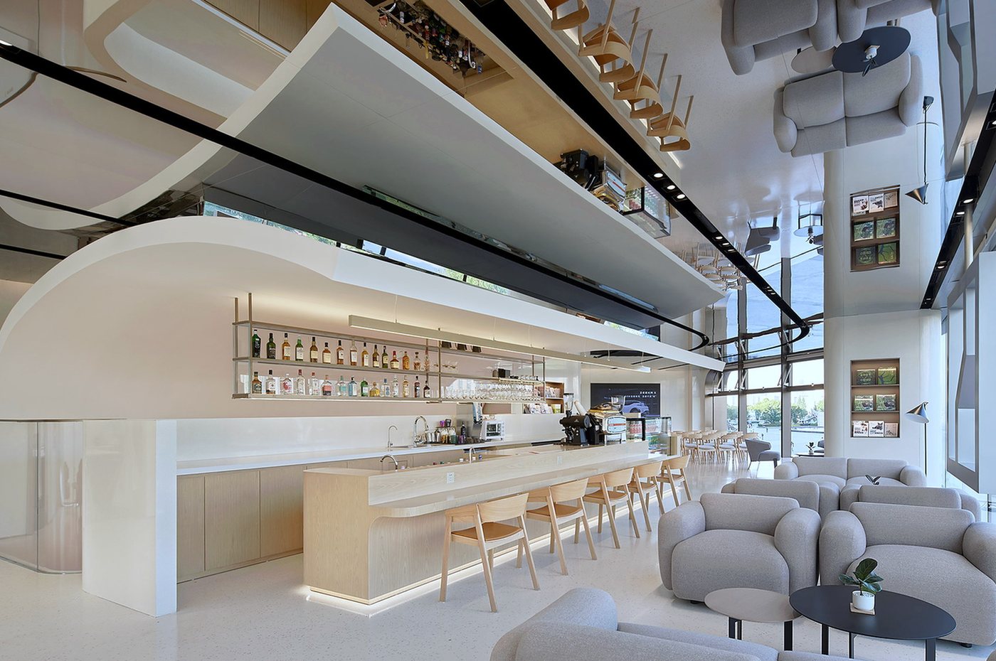 Epoxy terrazzo at Zeekr Center, Shanghai Aegean Place